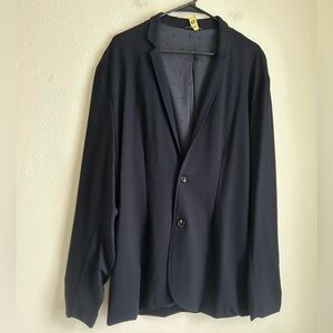 Mugsy Jeans men’s navy stretch blazer XL comfort Rayon